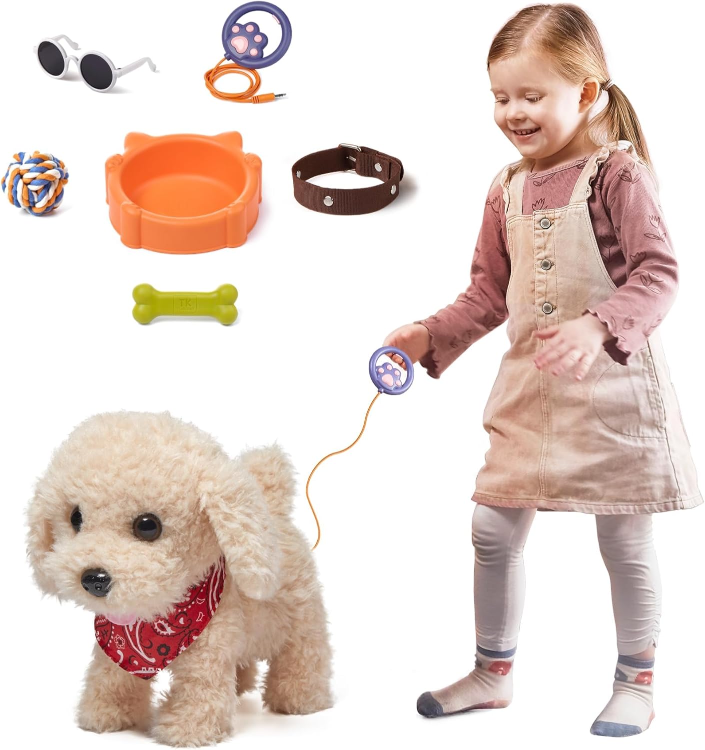 Remote Control Electronic Plush Puppy Dog Toy TYMY0106