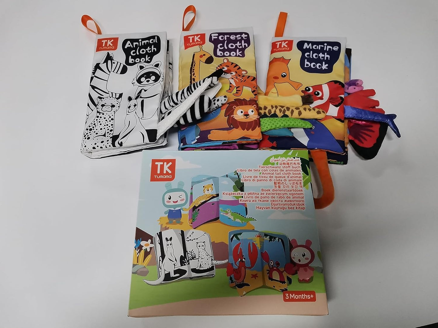 3PCS Baby Books 0-6 Months TKMY0102