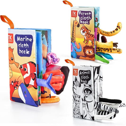 3PCS Baby Books 0-6 Months TKMY0102