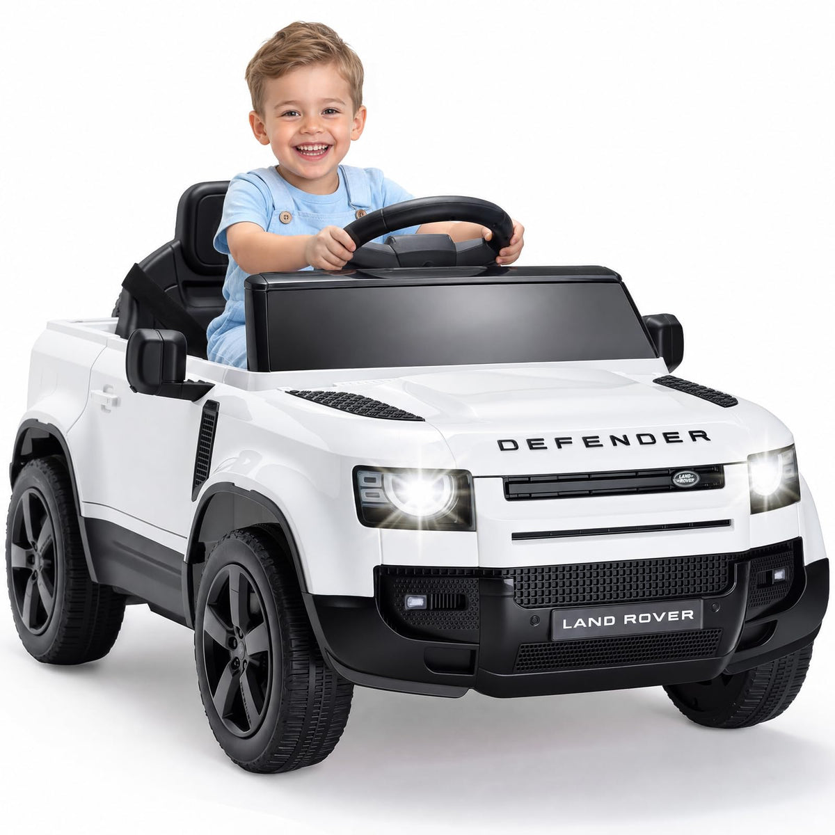 12V Licensed Land Rover Ride On Car for Kids Age 3+