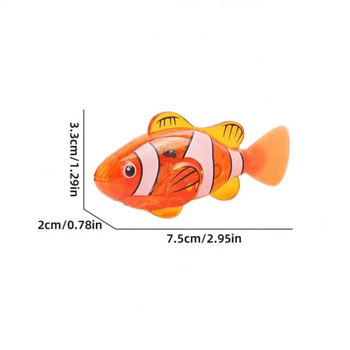 Magic Water-Activated Glowing Swimming Fish - 4 Pcs