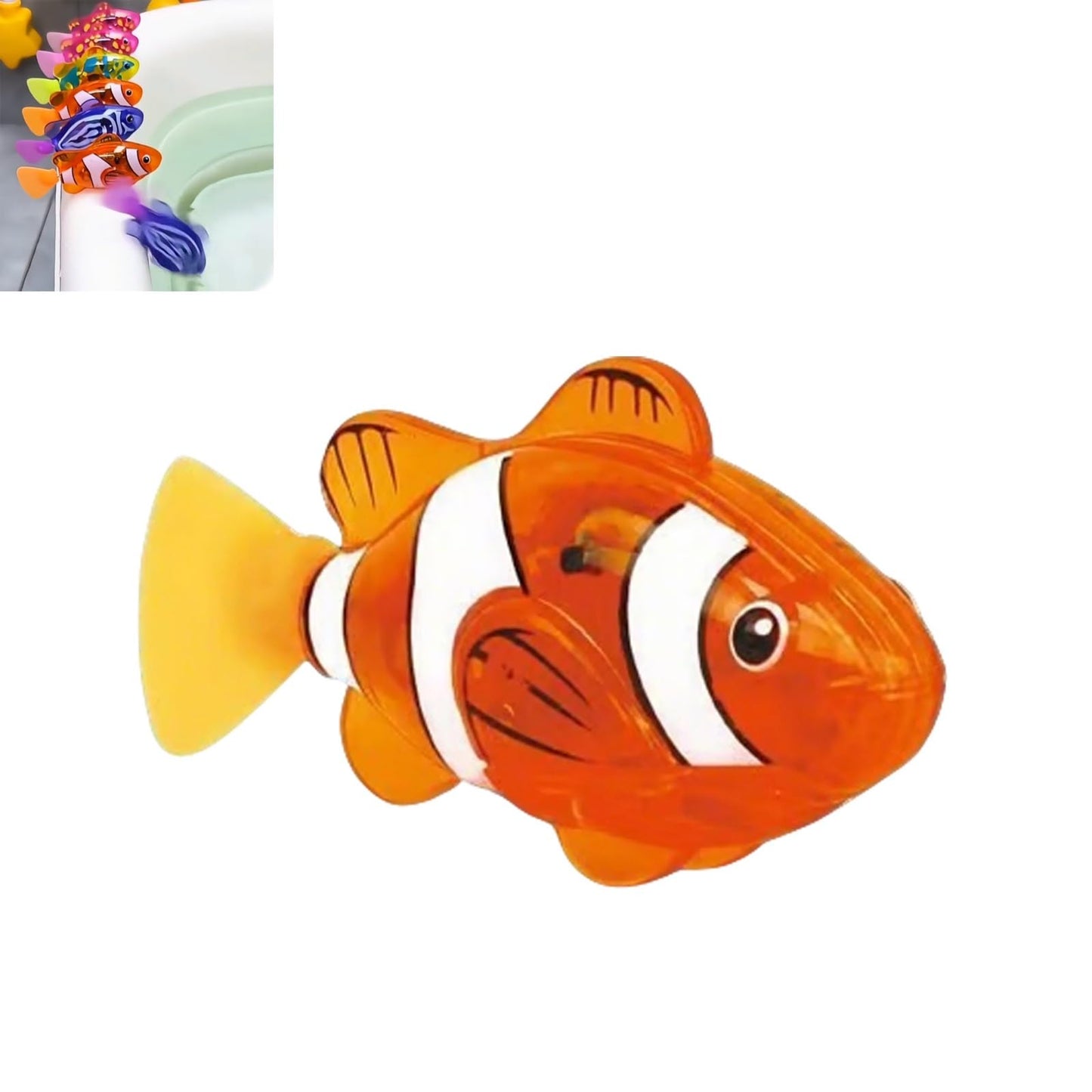 Magic Water-Activated Glowing Swimming Fish - 4 Pcs