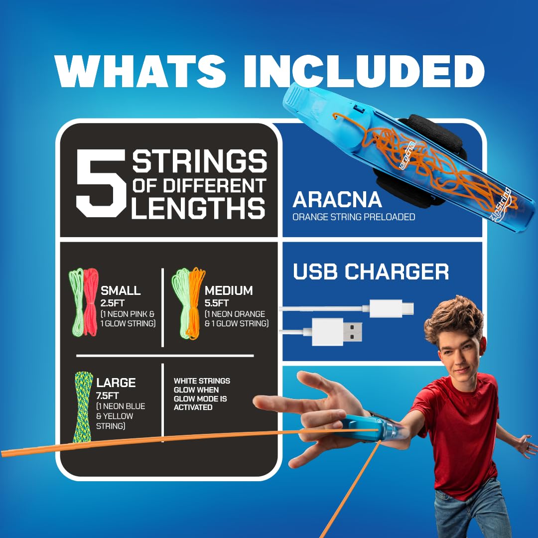 Glow-in-the-Dark Webshooter – Reloading, Durable & Viral Web Shooting Action Toy for Endless Tricks & Epic Battles