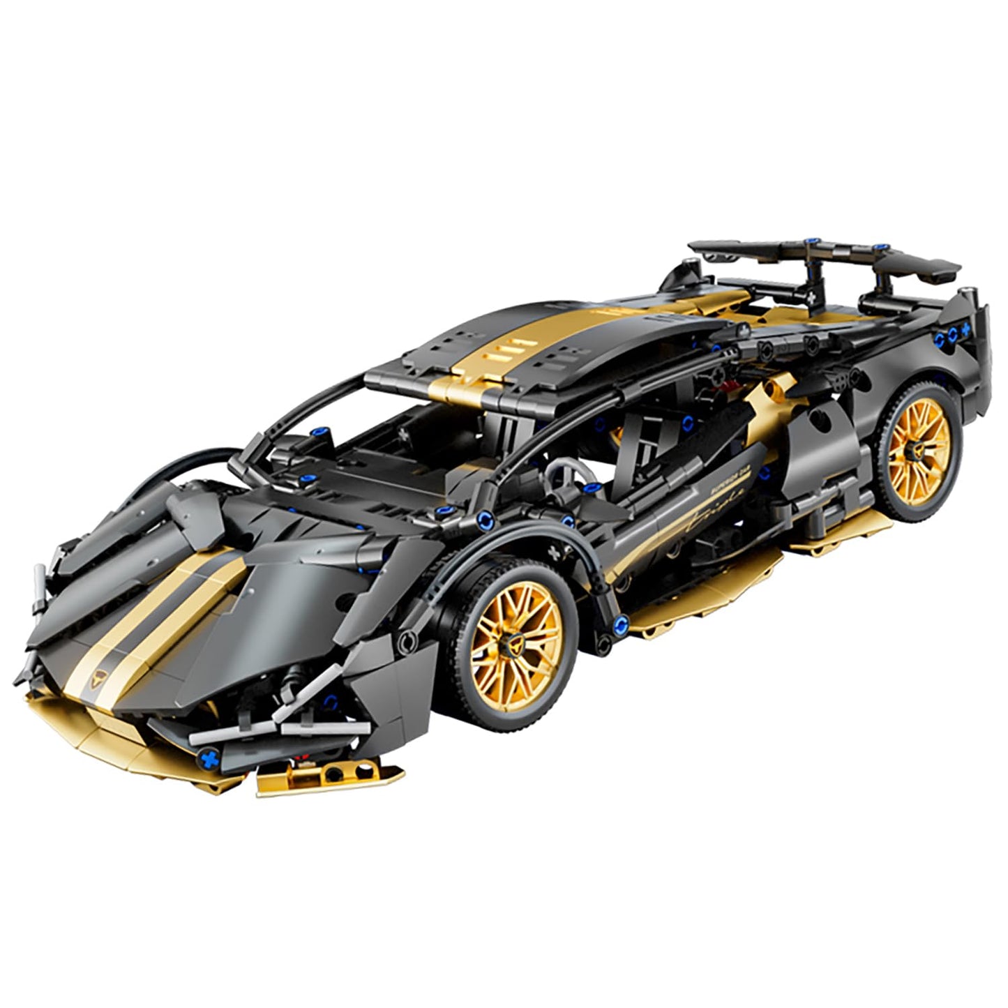 Chodia Sport Race Car Building Block Sets for Adults,Black Technical Racing Supercar Toys Kits Collectible 1:14 MOC Model Construction Birthday Gifts for Boys Men Teens Age 8+, 8-12 8-14,14+