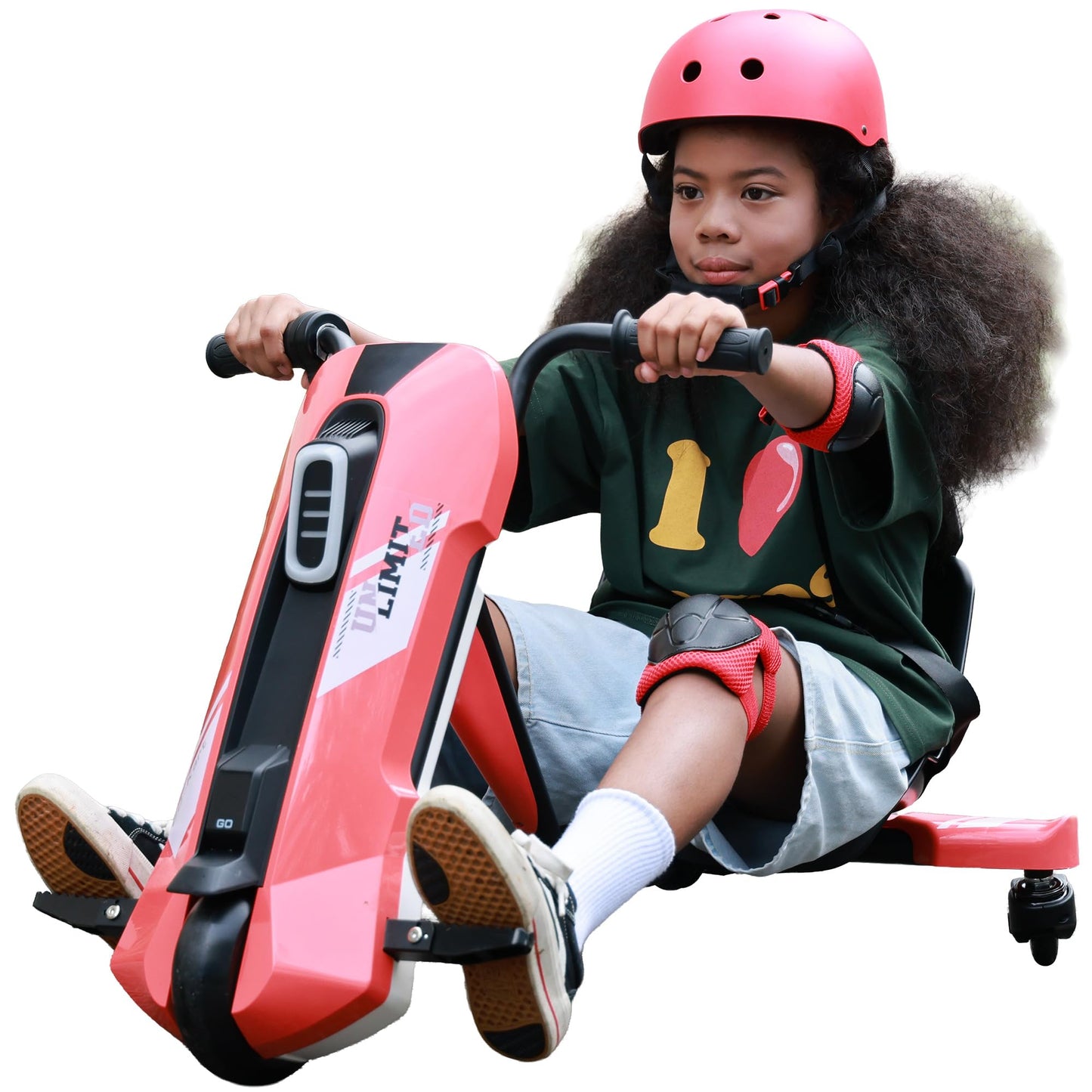 Kids 12V Electric Drift Kart with 360° Spin & Adjustable Seat