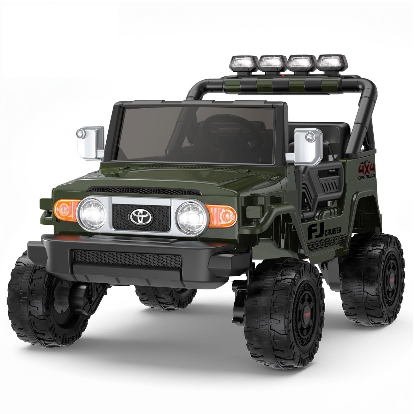 Toyota FJ 24V Kids Electric Ride-On Truck | 2 Seats, Remote Control, LED & Music