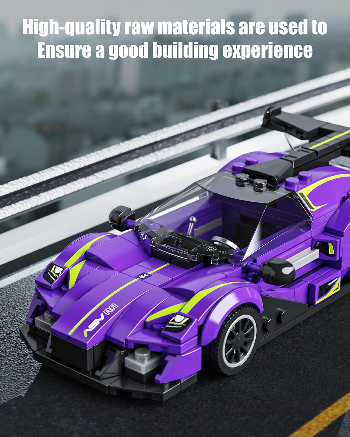 TYCOLE Super Sports Car Building Block Set with Display Case, Speed Racing Car Building Toys for Kids and Adults, Collectible Model Cars Kits Gift for Technic Cars Lovers Boys 6+ (316PCS)