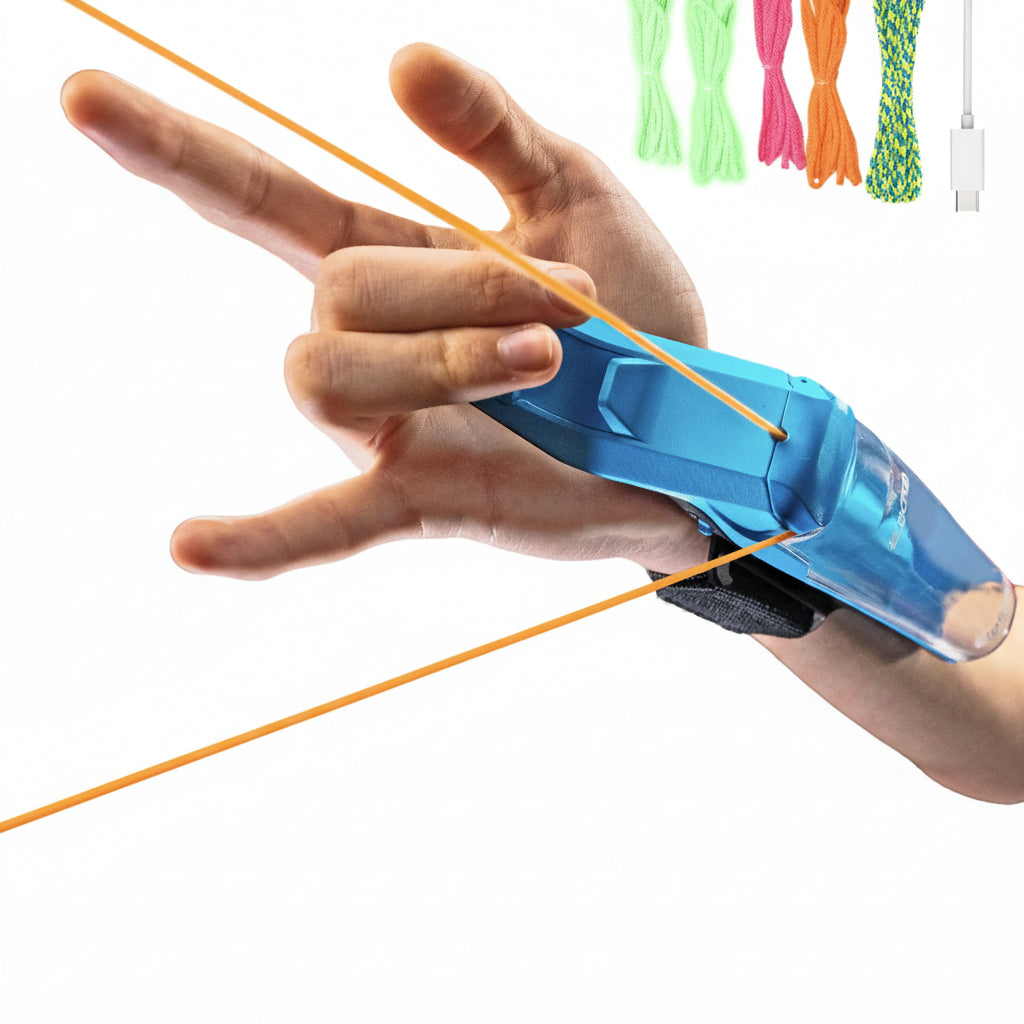 Glow-in-the-Dark Webshooter – Reloading, Durable & Viral Web Shooting Action Toy for Endless Tricks & Epic Battles