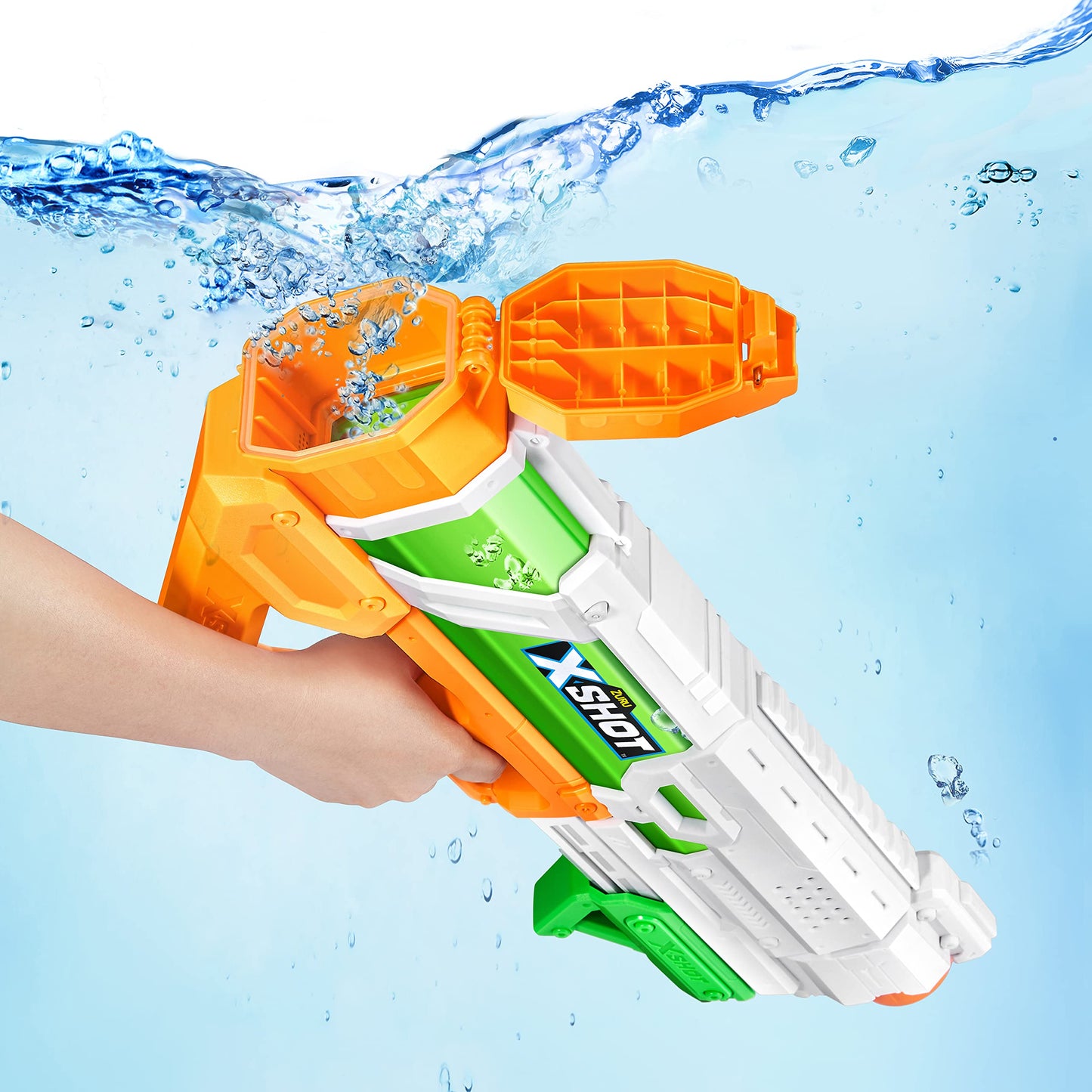 XSHOT Fast-Fill Epic Water Blaster by ZURU, Watergun for Summer, XSHOT Water Toys, Squirt Gun Soaker (Fills with Water in just 1 Second!) Big Water Toy for Children, Boys, Teen, Men (Large)