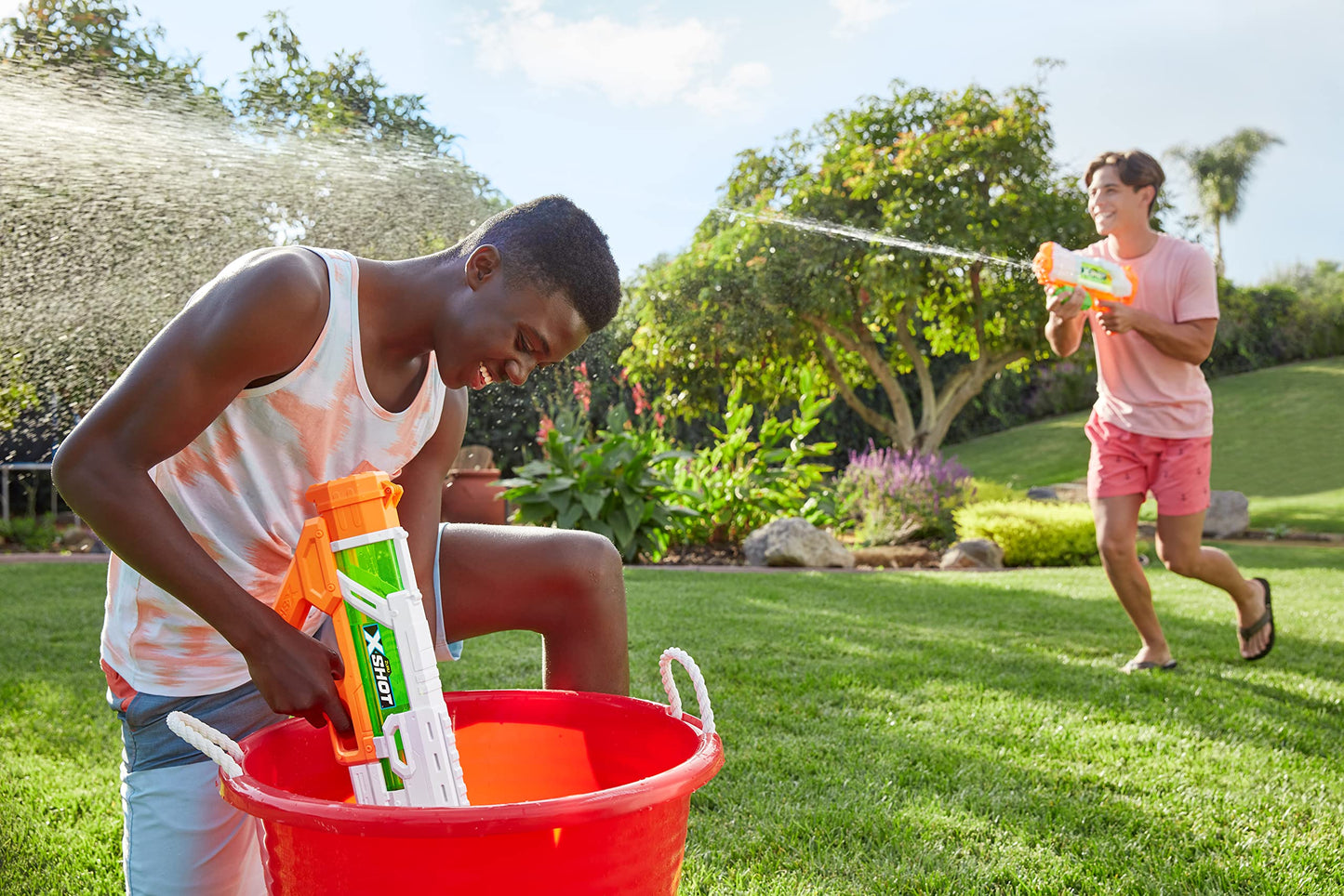 XSHOT Fast-Fill Epic Water Blaster by ZURU, Watergun for Summer, XSHOT Water Toys, Squirt Gun Soaker (Fills with Water in just 1 Second!) Big Water Toy for Children, Boys, Teen, Men (Large)