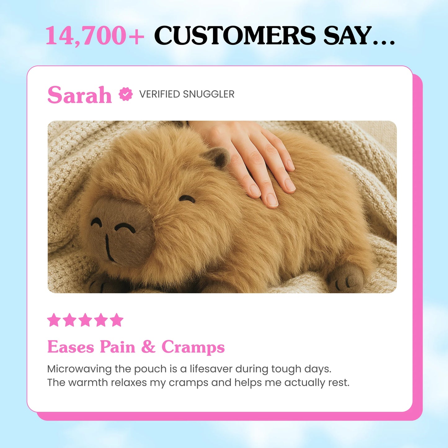 Cuddle Buddy Weighted Animal Plushy