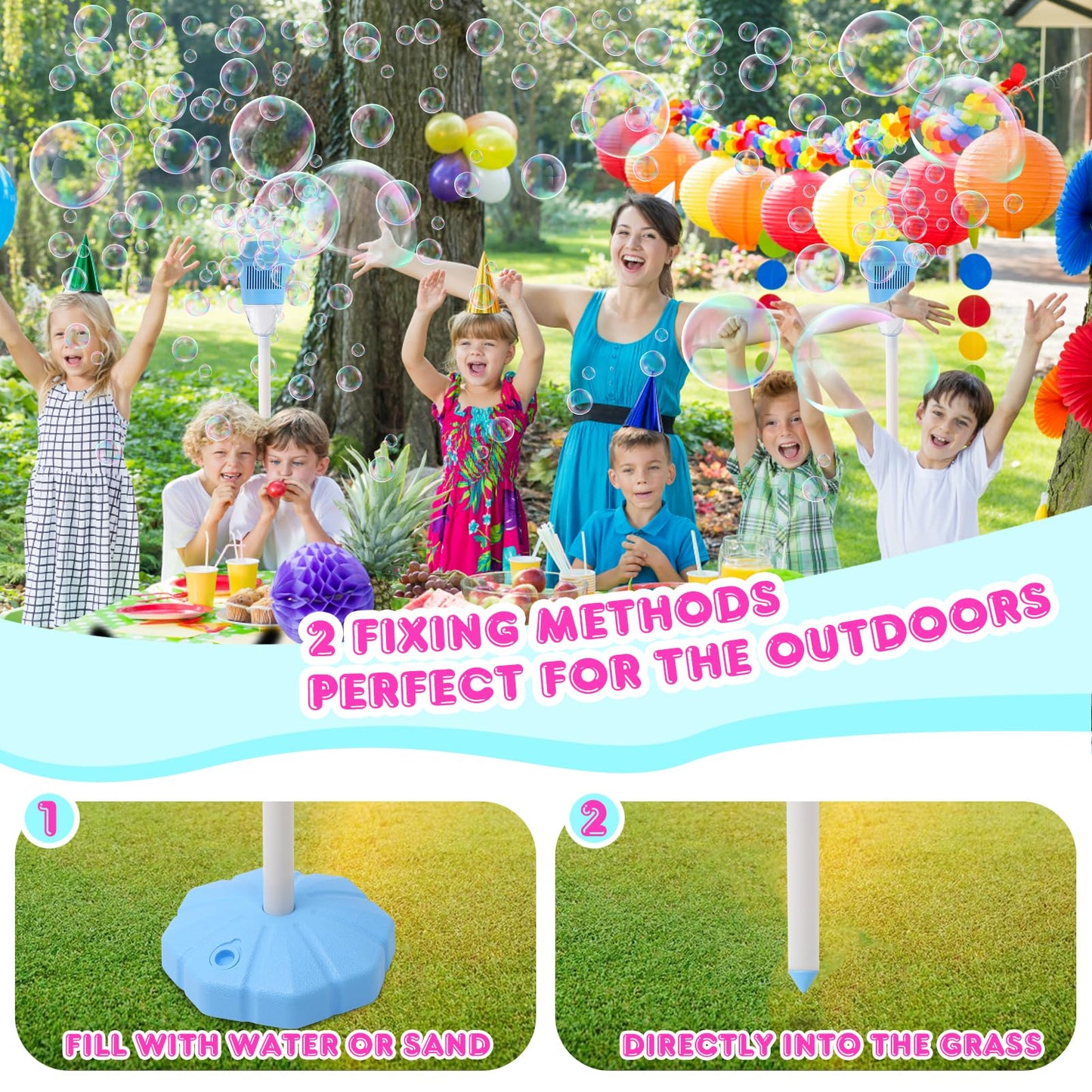 Standing Bubble Machine for Kids