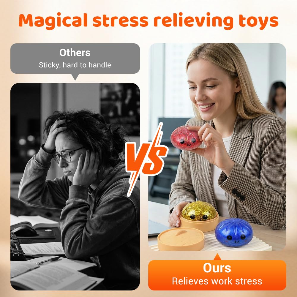 Dumpling Squishy Stress Ball
