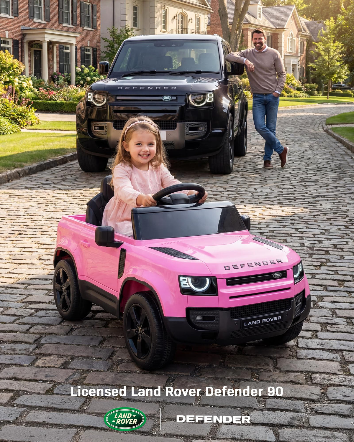 12V Licensed Land Rover Ride On Car for Kids Age 3+