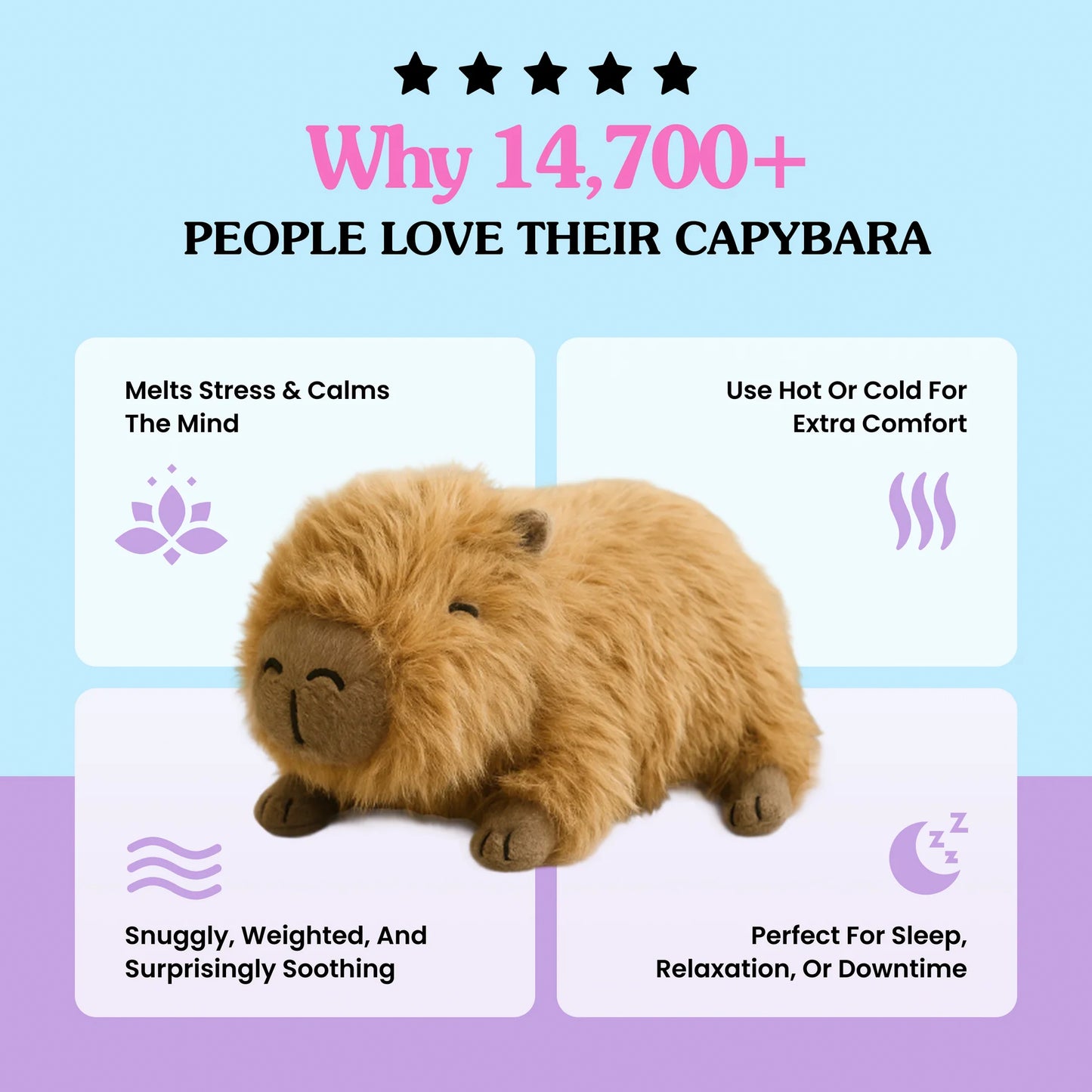Cuddle Buddy Weighted Animal Plushy