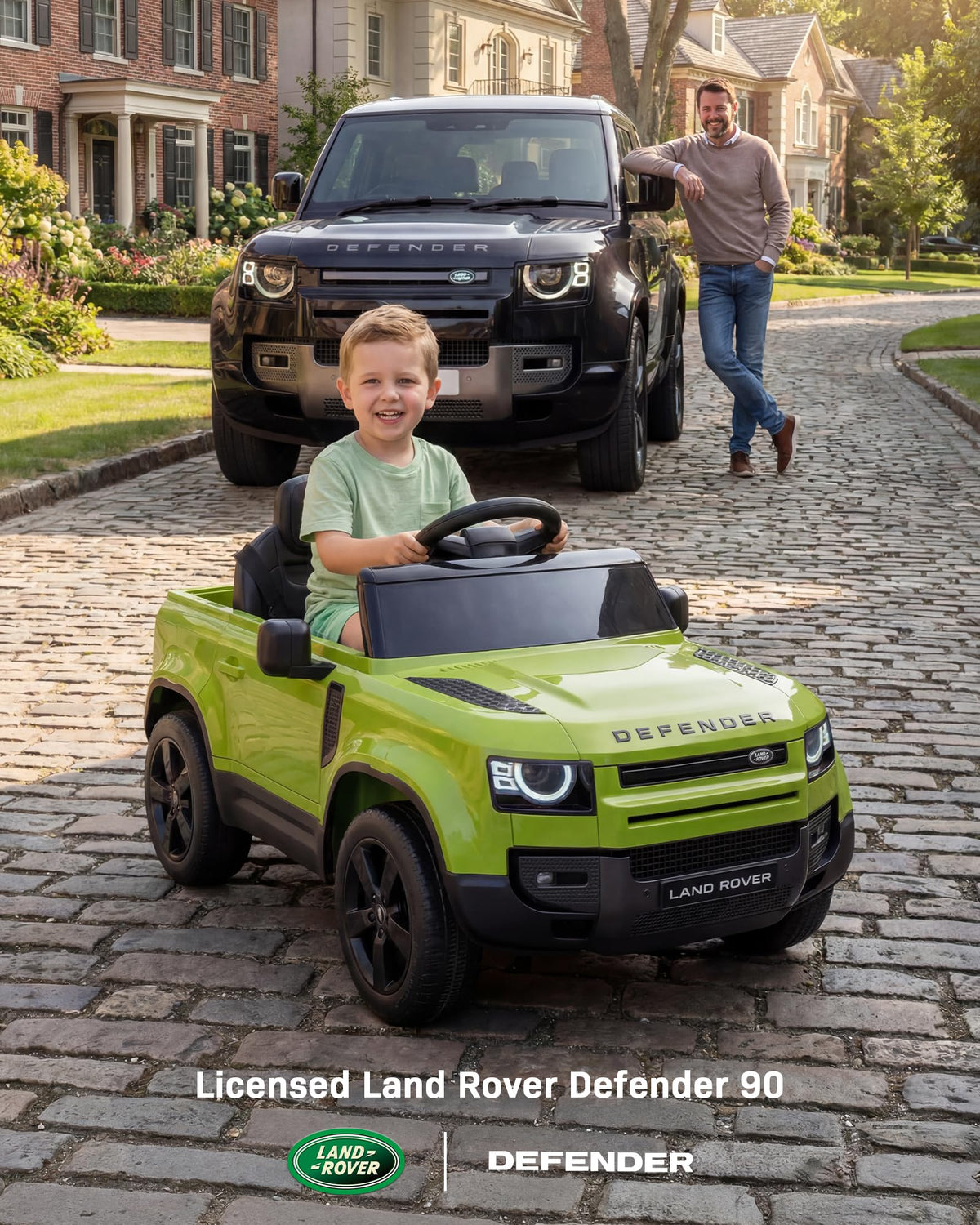 12V Licensed Land Rover Ride On Car for Kids Age 3+