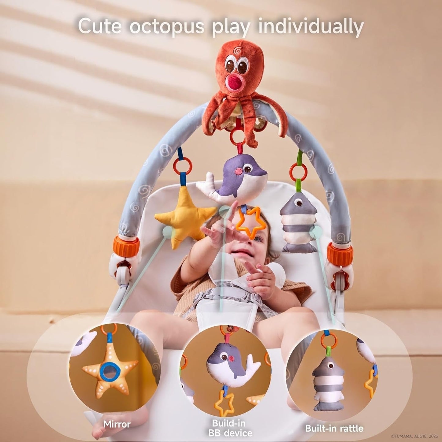 Clip-On Crib Activity Arch Toy TYMY0080