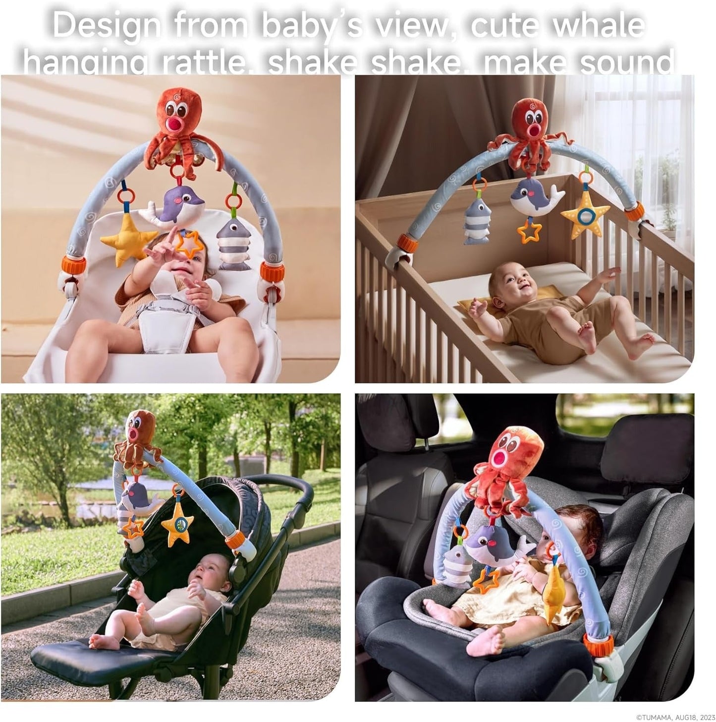 Clip-On Crib Activity Arch Toy TYMY0080